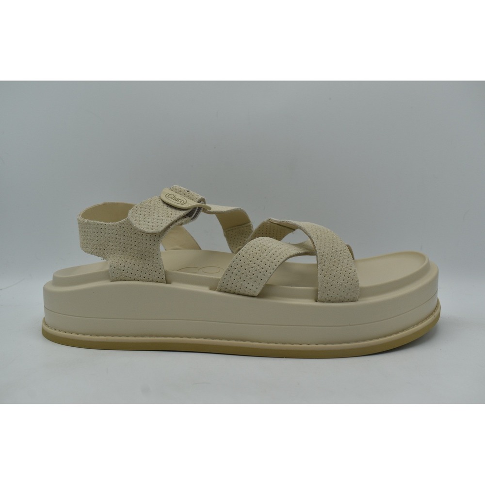Chaco Townes Midform Suede Sandal Womens 11 Khaki New Platform Shoes - Picture 7 of 12